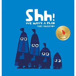 ISBN Shh! We Have a Plan, Anglais, Couverture rigide, 40 pages