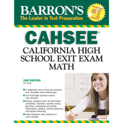 ISBN CAHSEE--Math livre Education Anglais