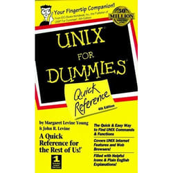 ISBN UNIX For Dummies Quick Reference, 4th Edition