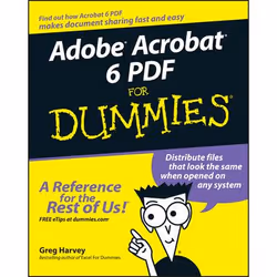 ISBN Adobe Acrobat 6 PDF For Dummies, Anglais, Livre broché, 412 pages