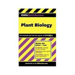 ISBN Cliffs Quick Review: Plant Biology livre Biologie Anglais