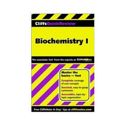 ISBN Cliffs Quick Review: Biochemistry Book 1 livre Biologie Anglais