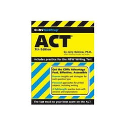ISBN Cliffs Test Prep: ACT 7e livre Education Anglais