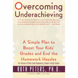 ISBN Overcoming Underachieving, Livre broché, 224 pages