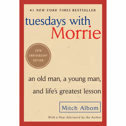 ISBN Tuesdays with Morrie, biographie, Anglais, Livre broché, 240 pages