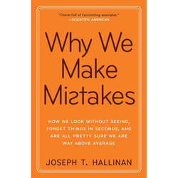 ISBN Why We Make Mistakes livre