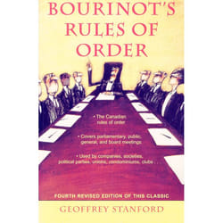 ISBN Bourinot’s Rules of Order livre