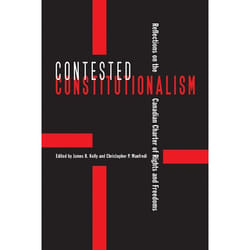 UBC Press Contested Constitutionalism livre