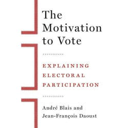 UBC Press The Motivation to Vote livre Couverture rigide