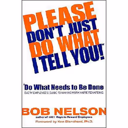 ISBN Please Don't Just Do What I Tell You! Do What Needs to Be Done, Économie, Anglais, Couverture rigide, 112 pages