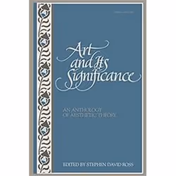 ISBN Art and Its Significance : An Anthology of Aesthetic Theory 3e Revised, Art & design, Anglais