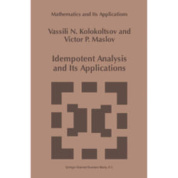 ISBN Idempotent Analysis and Its Applications livre Anglais Couverture rigide 305 pages