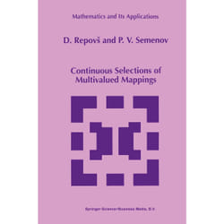 ISBN Continuous Selections of Multivalued Mappings livre Anglais Couverture rigide 359 pages