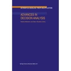 ISBN Advances in Decision Analysis livre Anglais Couverture rigide 204 pages