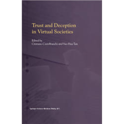 ISBN Trust and Deception in Virtual Societies livre Anglais Couverture rigide 257 pages