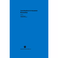 ISBN Contributions to Insurance Economics, Anglais, Couverture rigide, 524 pages