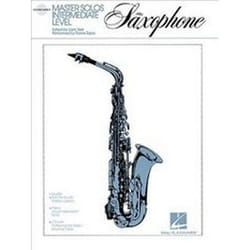 ISBN Master Solos : Alto Sax Intermediate Level 1 livre Musique Anglais