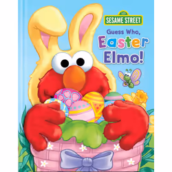 ISBN Sesame Street: Guess Who, Easter Elmo!, Anglais, Couverture rigide, 10 pages