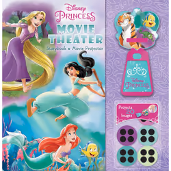 ISBN Disney Princess: Movie Theater Storybook & Movie Projector, fiction litéraire, Anglais, Livre broché, 32 pages