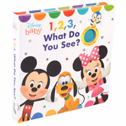 ISBN Disney Baby: 1, 2, 3 What Do You See?, fiction litéraire, Anglais, 10 pages