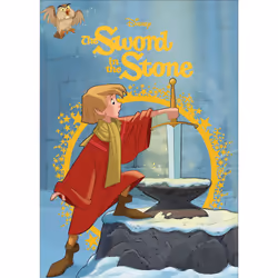 ISBN Disney: The Sword in the Stone, fiction litéraire, Anglais, Livre broché, 68 pages
