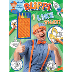 ISBN Blippi: I Like That! Coloring Book with Crayons livre jeux Anglais
