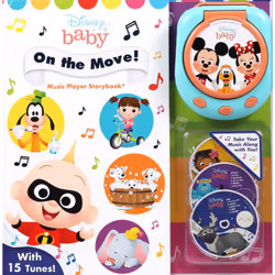 ISBN Disney Baby: On the Move! Music Player, fiction litéraire, Anglais, Livre broché, 28 pages