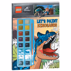 Simon & Schuster LEGO(R) Jurassic World(TM): Let's Paint Dinosaurs, 128 pages, Peintures inclus, Garçon/Fille, Autocollan ...
