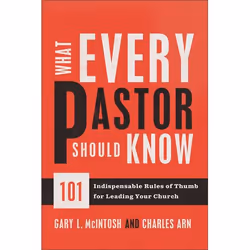 ISBN What Every Pastor Should Know (101 Indispensable Rules of Thumb for Leading Your Church), Anglais, Livre broché, 272 pag ...