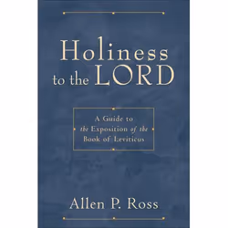 ISBN Holiness to the Lord (A Guide to the Exposition of the Book of Leviticus), Anglais, Livre broché, 496 pages