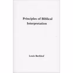 ISBN Principles of Biblical Interpretation, Anglais, Livre broché, 180 pages