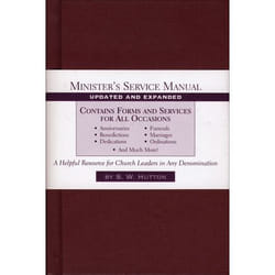 ISBN Minister's Service Manual, Updated and Expanded Edition Couverture rigide