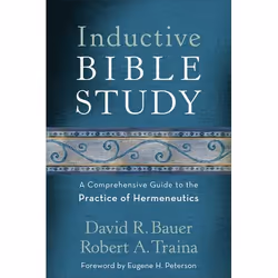 ISBN Inductive Bible Study (A Comprehensive Guide to the Practice of Hermeneutics), Anglais, Livre broché, 462 pages