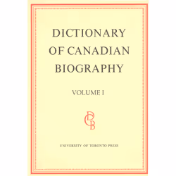 ISBN Dictionary of Canadian Biography / Dictionaire Biographique du Canada: Volume I, 1000 - 1700, Anglais, 755 pages