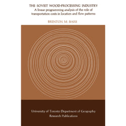 ISBN The Soviet Wood-Processing Industry: A linear programming analysis of the role of transportation costs in location and flow patterns