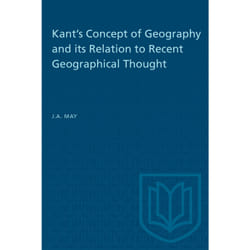 ISBN Kant's Concept of Geography and its Relation to Recent Geographical Thought