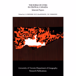 ISBN The Form of Cities in Central Canada: Selected Papers, Anglais, 258 pages