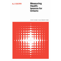 ISBN Measuring Health: Lessons for Ontario