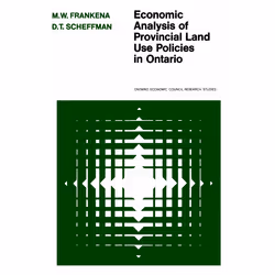 ISBN Economic Analysis of Provincial Land Use Policies in Ontario, Anglais, 180 pages