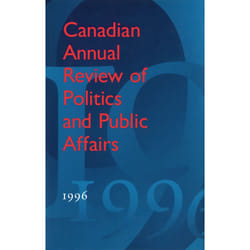 ISBN Canadian Annual Review of Politics and Public Affairs: 1996