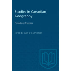 ISBN The Atlantic Provinces: Studies in Canadian Geography