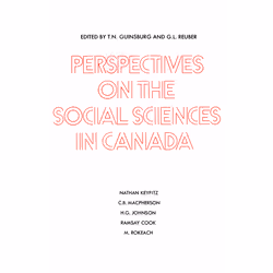 ISBN Perspectives on the Social Sciences in Canada, Anglais, 208 pages