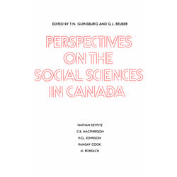 ISBN Perspectives on the Social Sciences in Canada