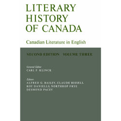 ISBN Literary History ofCanada: Canadian Literature in English, Volume III (Second Edition)