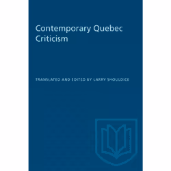 ISBN Contemporary Quebec Criticism, Anglais, 232 pages
