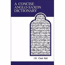 ISBN A Concise Anglo-Saxon Dictionary, Anglais, 432 pages