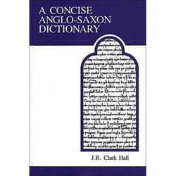 ISBN A Concise Anglo-Saxon Dictionary