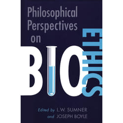 ISBN Philosophical Perspectives on Bioethics