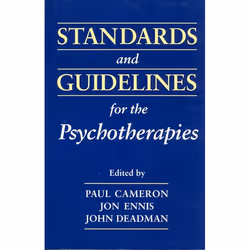 ISBN Standards and Guidelines for the Psychotherapies, Anglais, 496 pages