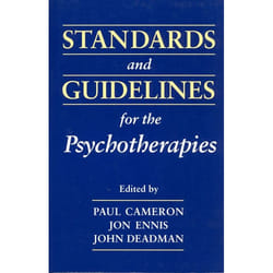 ISBN Standards and Guidelines for the Psychotherapies